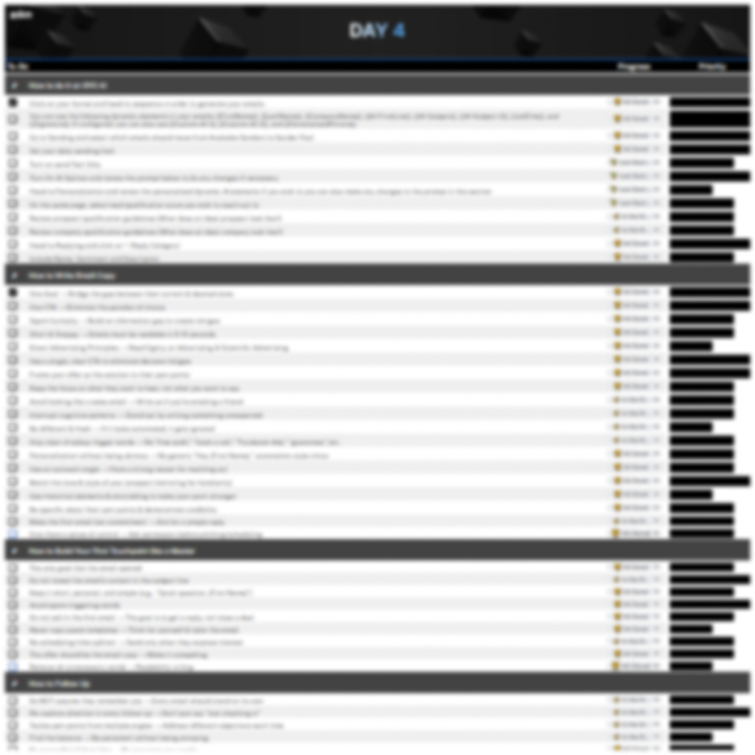The Ultimate Step by Step Outreach Checklist